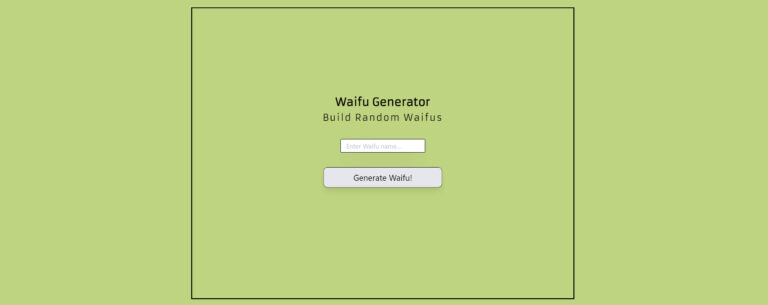 waifu generator AI image maker