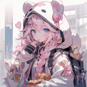 cute anime waifu profile pic