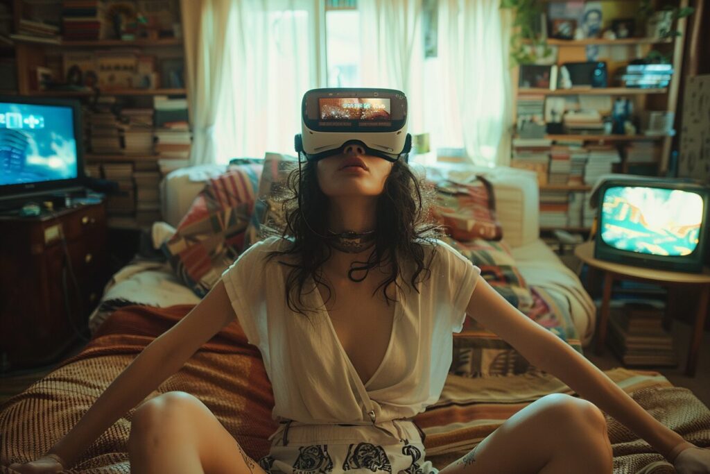 AI virtual girlfriend VR