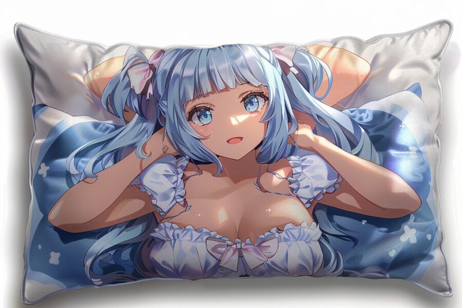 girlfriend waifu pillow